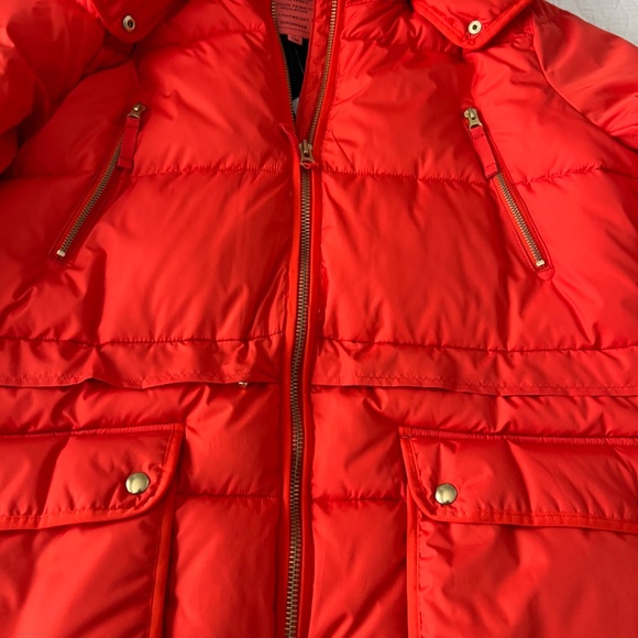 J. Crew Red Puffer Jacket NWT - Picture 7 of 7